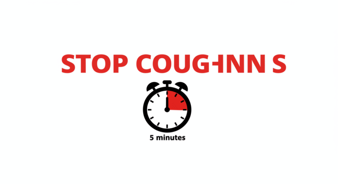 arrêter de tousser en 5 minutes